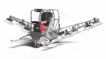 В Нидерландах показали новую машину для очистки крыш теплиц Top Cleaner V